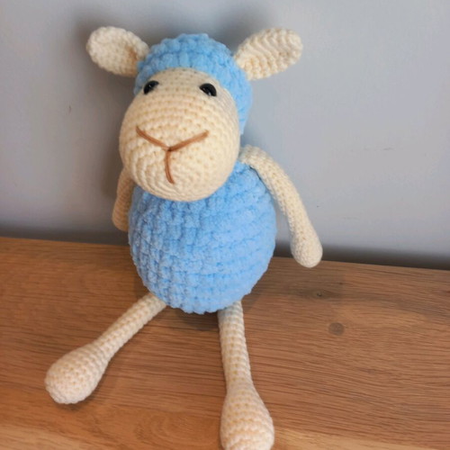 Amigurumi sheep doll new, handmade knitted 27 cm