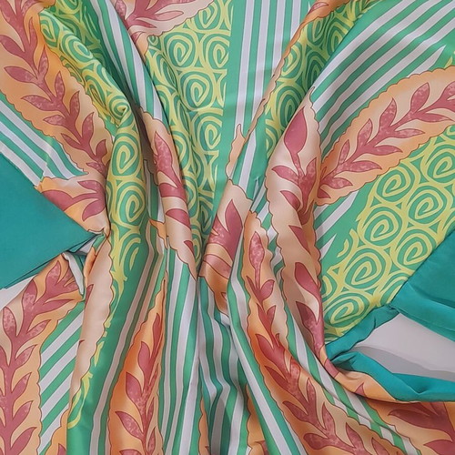 Plus size Italian blouse new multicolor green