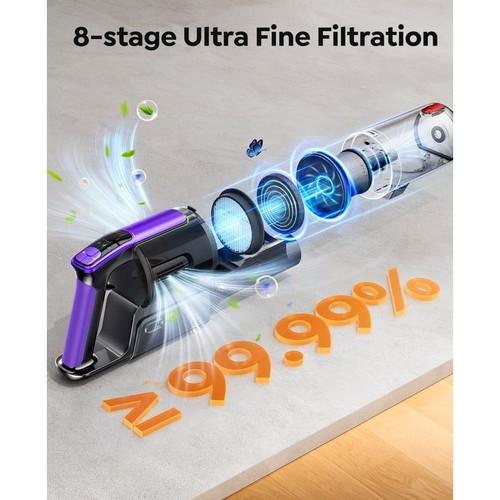 Laresar V10 Lite Cordless Vacuum Cleaner New Model 2025 with HEPA Filter