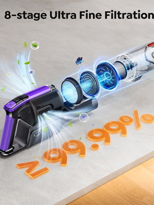 Laresar V10 Lite Cordless Vacuum Cleaner New Model 2025 with HEPA Filter