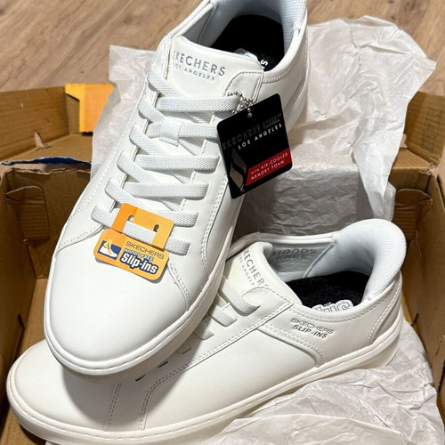 Skechers Slip-ins new, size 42.5, white casual shoes