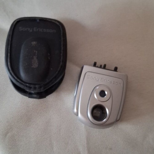 Sony Ericsson vintage mobile phone camera with case