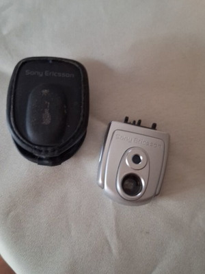Sony Ericsson vintage mobile phone camera with case
