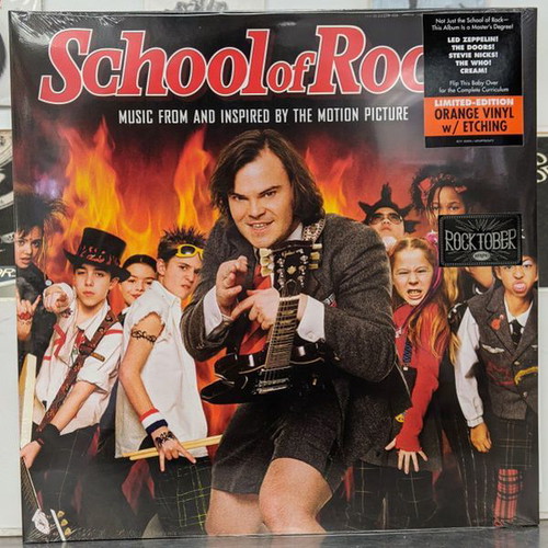 School Of Rock 2x vinyl limited edition new, orange translucent
