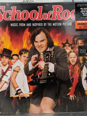 School Of Rock 2x vinyl limited edition new, orange translucent