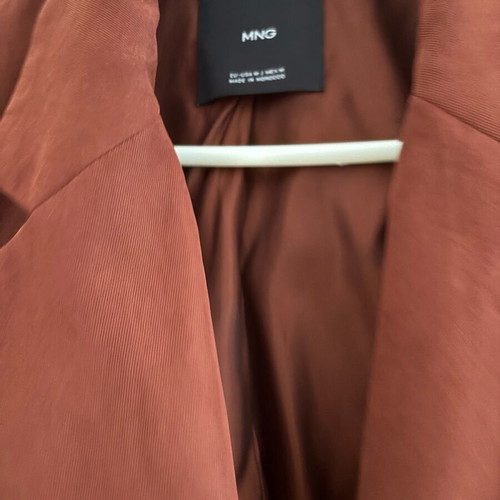 Mango women's jacket new oversized terracotta size M