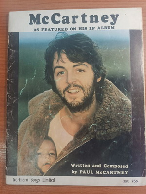 McCartney Songbook sheet music used, 1970 Northern Songs edition