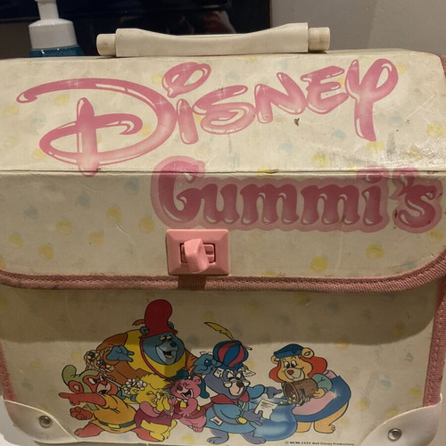 Disney Gummi Bears vintage vinyl storage case 1985 Cartorama