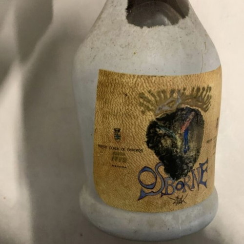 Brandy Conde de Osborne designed by Salvador Dalí set like new, vintage 1970s