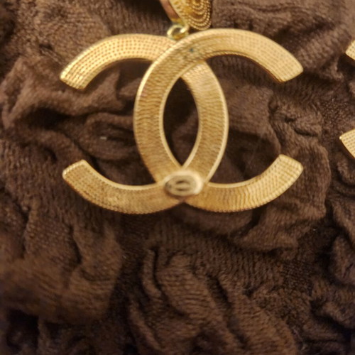 Chanel original earrings, gold tone