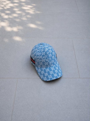 Gucci cap, turquoise, size S