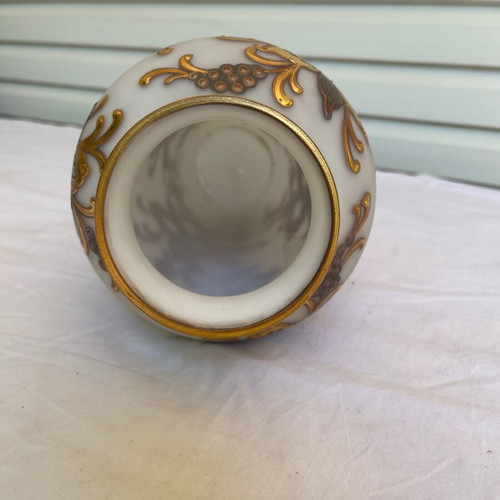 Art Nouveau antique opaline vase