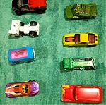  Παιχνίδια Αυτοκίνητακια MATTEL.              9 τεμάχια μεταλλικά.