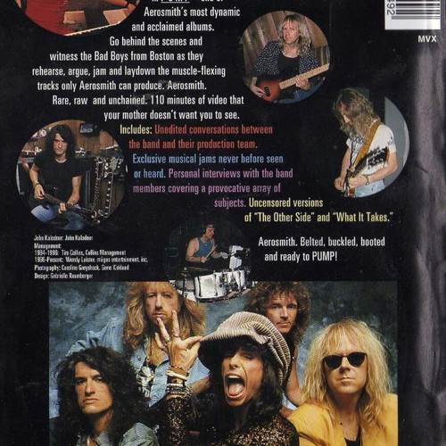 Aerosmith The Making Of Pump DVD used