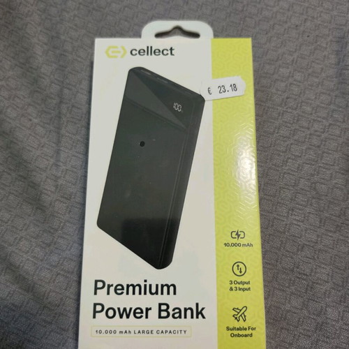 Power Bank Cellect 10,000 mAh new