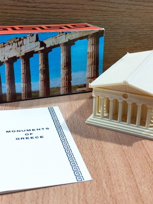 Παρθενώνας παλιό πλαστικό ελληνικό παιχνίδι εναλλαγής εικόνων καινούργιο