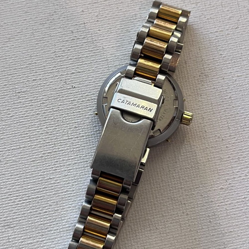 Catamaran Ladies Sport Vintage Watch 23mm Like New, Gold