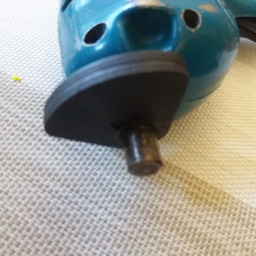 Black & Decker D400 vintage drill with orbital sander attachment, 1980s