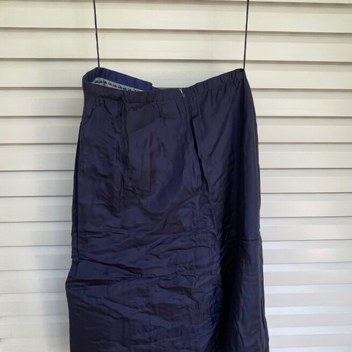 Vintage skirt used, blue, 100% cotton, size XXL