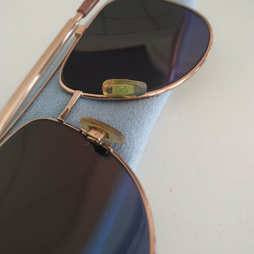 Dolce & Gabbana aviator sunglasses with yellow mirror lenses