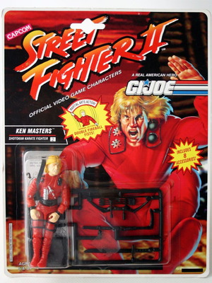 VINTAGE 1993 G.I. JOE CAPCOM STREET FIGHTER II KEN MASTERS ΦΙΓΟΥΡΑ ΣΦΡΑΓΙΣΜΕΝΗ ΕΞΑΙΡΕΤΙΚΗ ΚΑΤΑΣΤΑΣΗ!