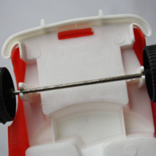 Plastic car Pirelli vintage 80's Grecostyl USA new 23cm