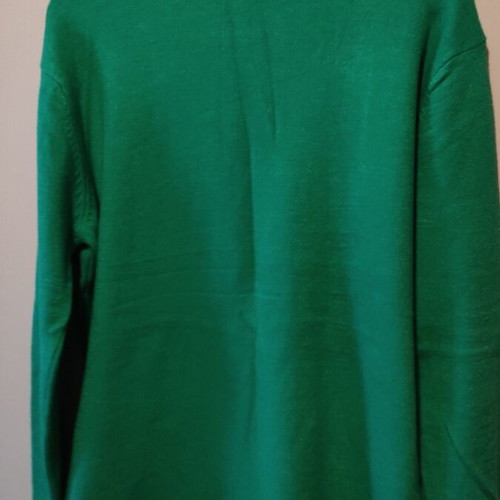 Lightweight green pullover like new, slim fit, chest 90cm