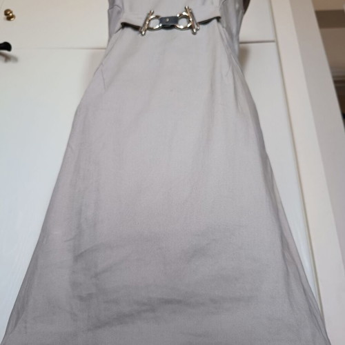 Sandro Ferrone short dress like new, cotton with elastane, taupe gray, size S/M