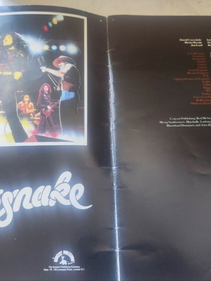 Whitesnake Come An' Get It 1981 tour program used