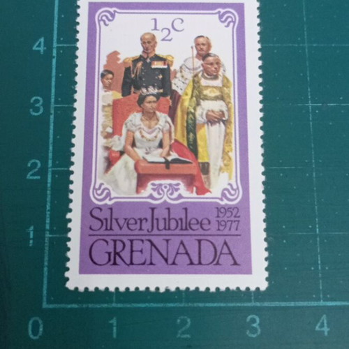 Grenada 1977 Silver Jubilee Stamp new