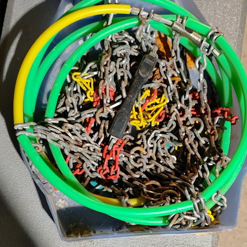 Snow chains No60 used, sizes 185/70/13, 175/70/14, 185/65/14, 185/55/15
