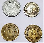  Τέσσερα νομίσματα από Λιβυή