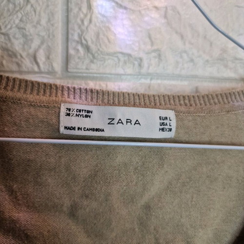 Cardigan like new with three-quarter sleeves size L