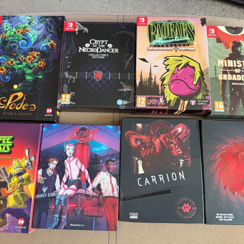 Set of 18 new Nintendo Switch games