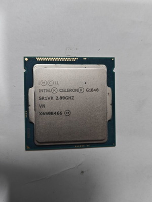 Intel Celeron G1840 processor used, 2.80GHz, LGA1150 socket