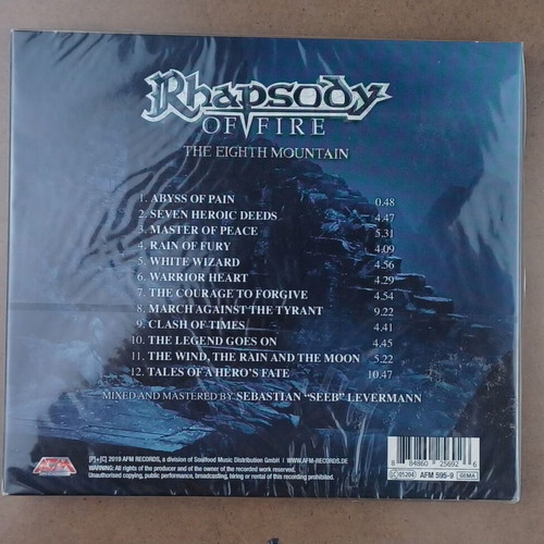 Rhapsody Of Fire The Eighth Mountain CD new, metal