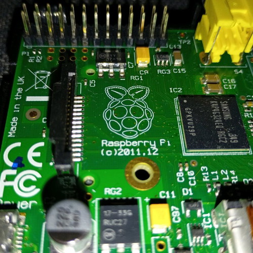Raspberry Pi Model 1 2011 used, Model B Revision 512 MB RAM with case and charger