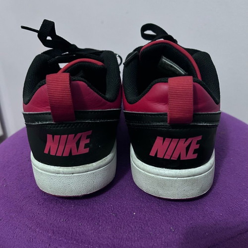 Nike Dunk Low kids sneakers size 39 like new, leather red and black