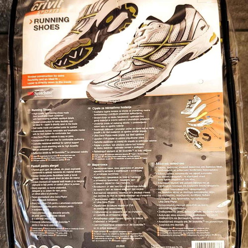 Crivit Sports Running Shoes New Size 42 White and Gray