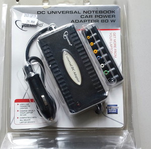 DC Universal notebook car power adaptor 80 watt