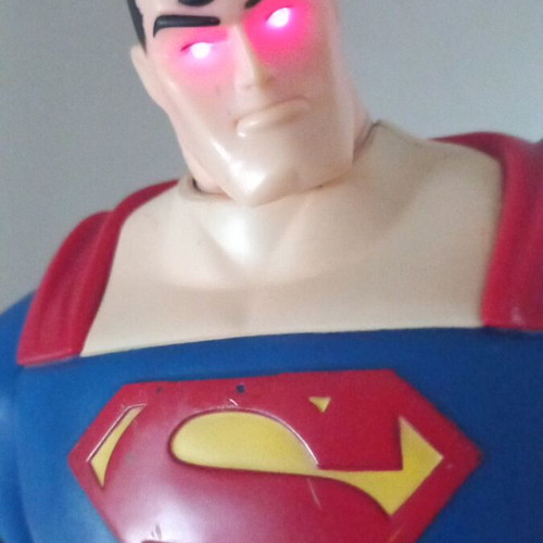Sonic Zoom Superman action figure used, 30cm, Mattel 2003, Justice League