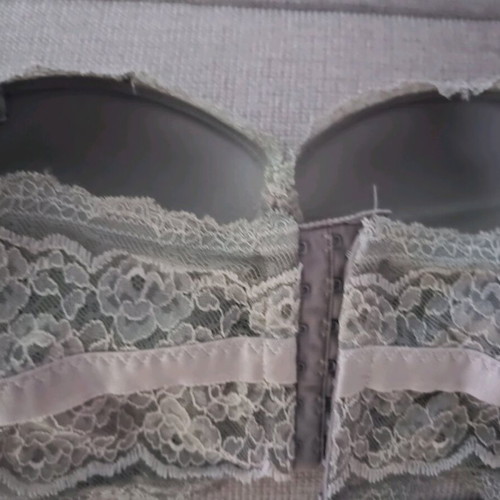 Intimissimi corset like new, lace, size 75b, white and gray