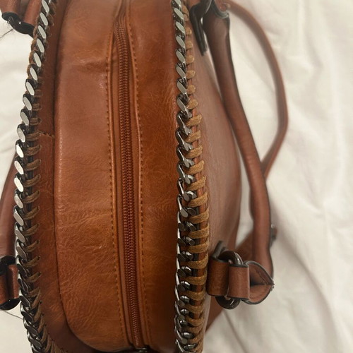 Brown handbag like new, large and spacious