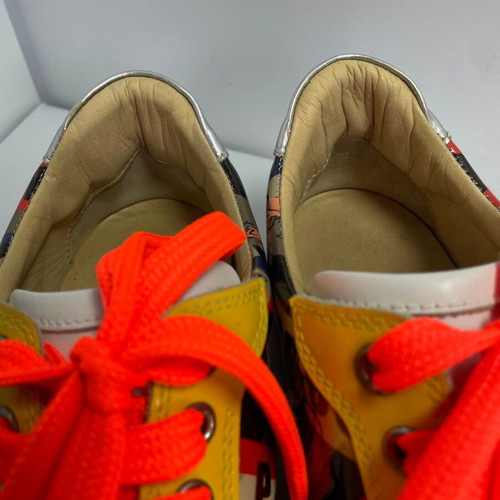 Christian Louboutin leather sneakers multicolor like new, size 37