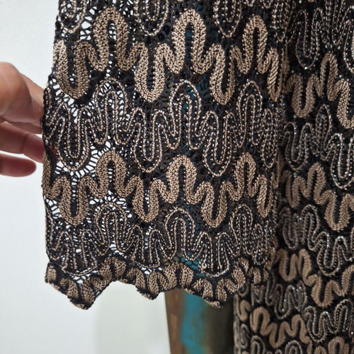 Yridizon Kimono with Gold Thread and Tassels, Like New, Free Size
