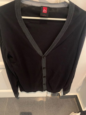 Ζακέτα unisex σαν καινούργια, μαύρη και γκρι, μέγεθος L