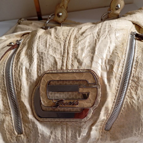 Guess Vintage shoulder bag, champagne color
