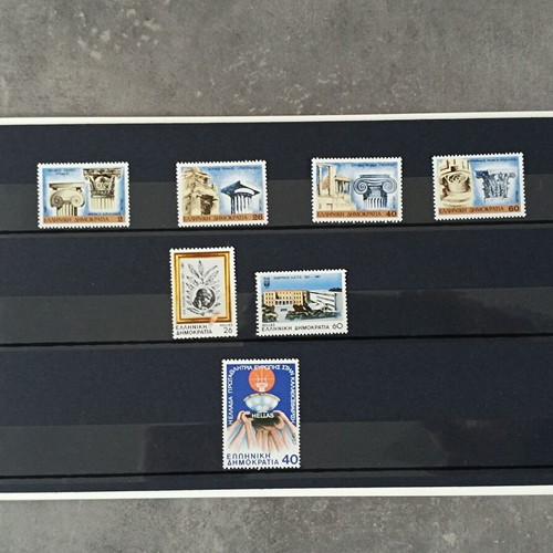 1987 Stamp Album new, annual of Hellenic Post complete