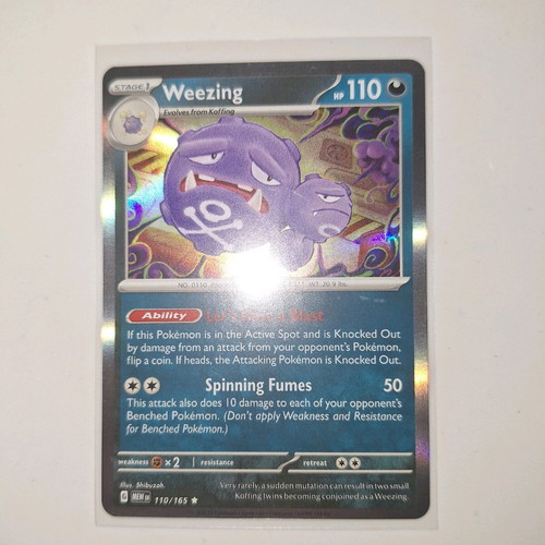 Weezing Holo 151 new