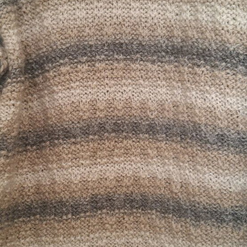 Wool cardigan women new, handmade, size Xlarge, beige-brown